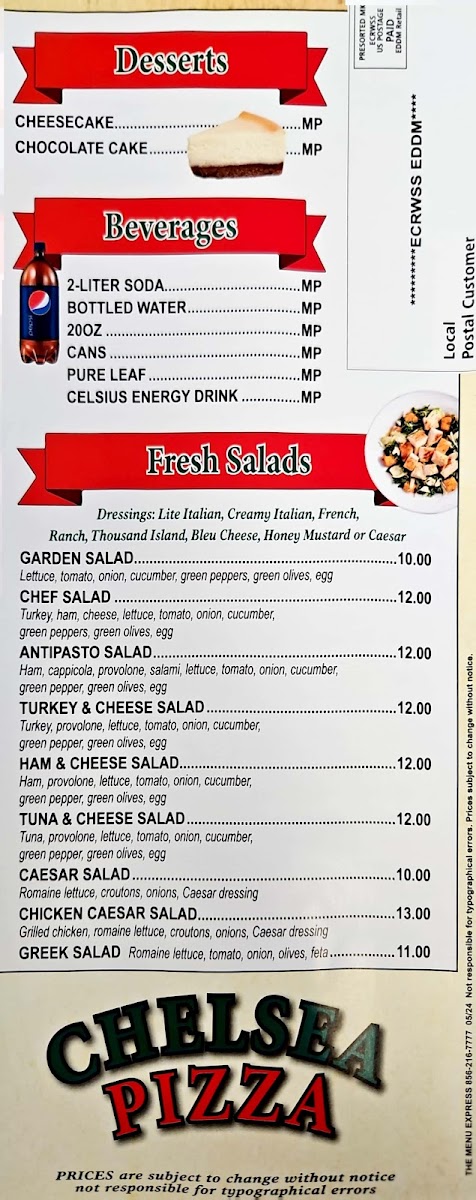 Menu Chelsea Pizza Ocean City-5